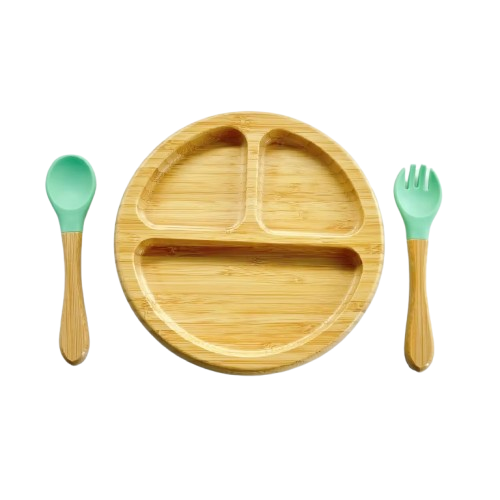 Eco-Friendly Bamboo Baby Feeding Set for Safer Mealtimes